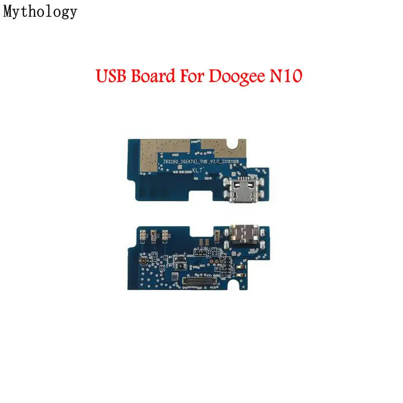 Для Doogee N10 оригинальная USB плата гибкий Док-станция разъем 5,84 дюймов зарядное устройство для мобильного телефона схемы для Doogee Y7 - Цвет: Коричневый
