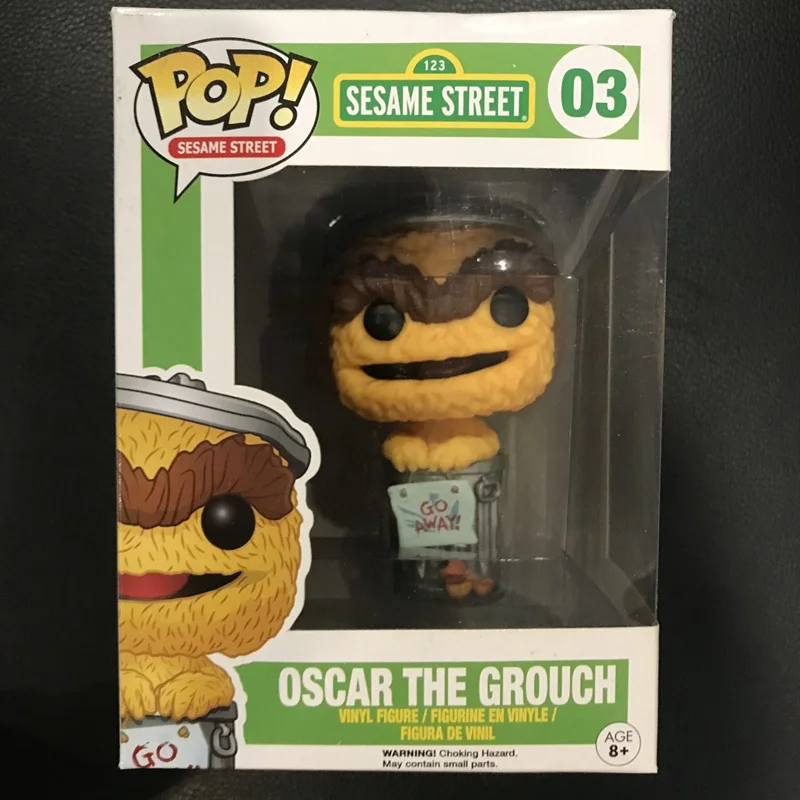 Эксклюзивная официальная виниловая экшн-фигурка Funko pop Улица Сезам-Оскар групч