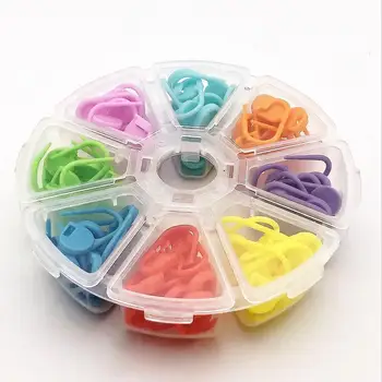 

100set 120Pcs/Lot 22mm Colorful Plastic Safty Pins Sweater Mark Buckle Needle Knit DIY Weaving Tools sport toy