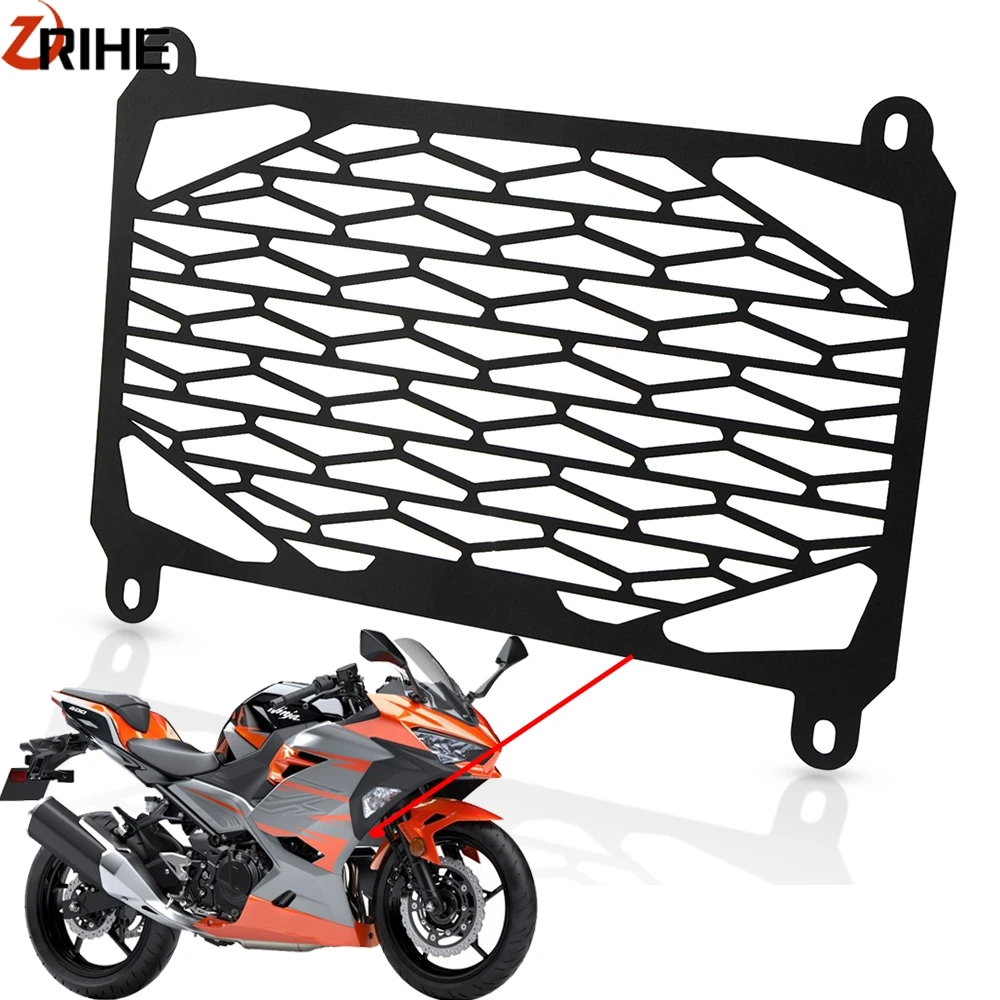 

For Kawasaki ninja 400 Ninja400 2018 2019 2020 Motorcycle Radiator Grille Grill Guard Cover Protection z400 Z400 Z 400 2019-2020