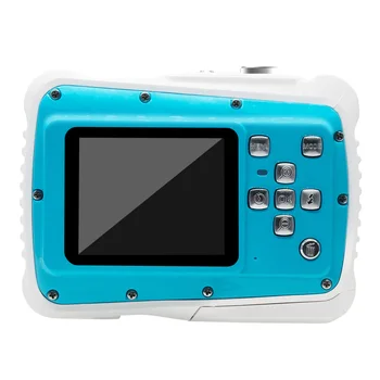 

2.0 Inch 8X Zoom Swimming Birthday Gift Flash Waterproof Digital Cartoon Shooting Kids Camera LCD Display Photography Outdoor HD