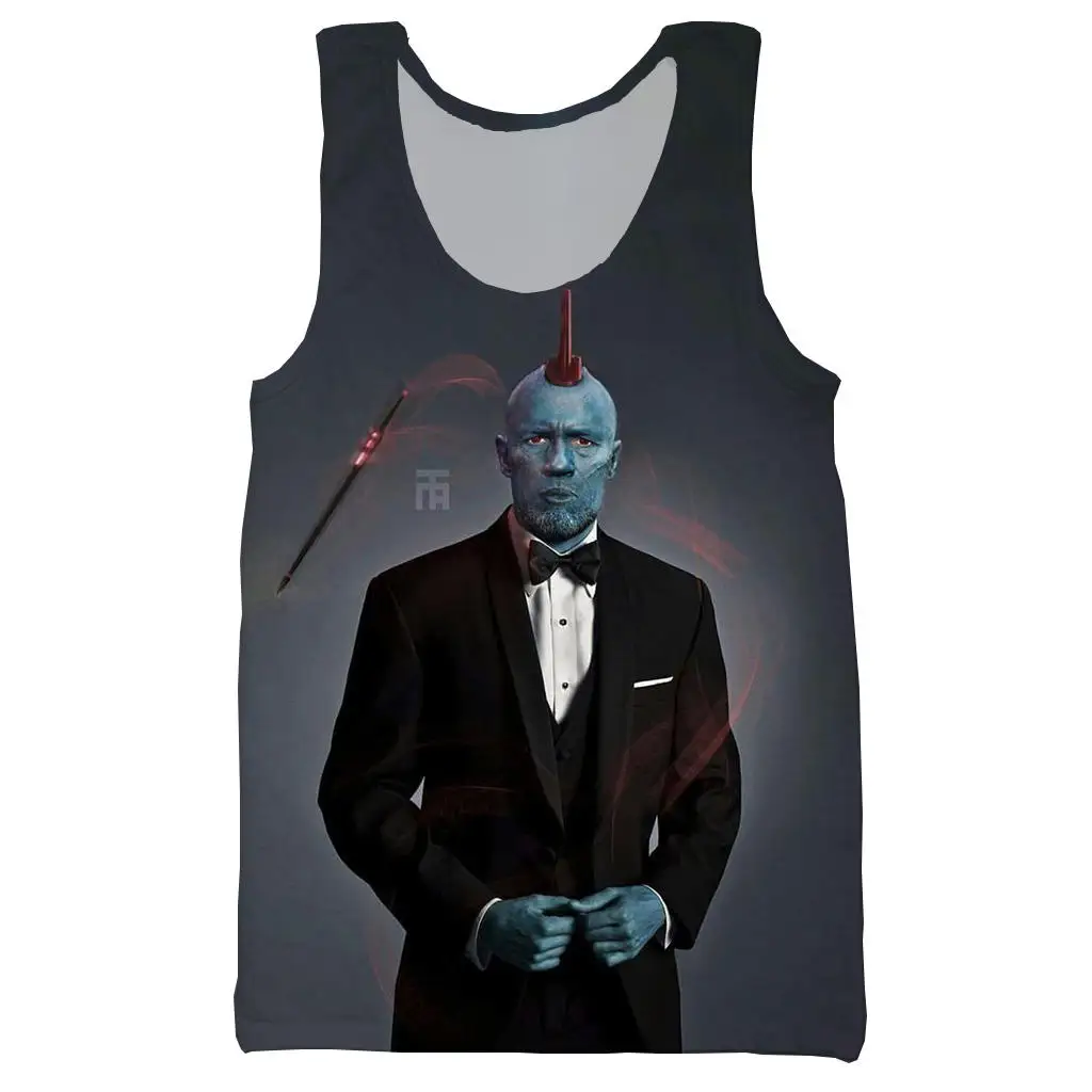 Yondu 3D напечатанный унисекс Топ на бретелях для мужчин модный крутой летний топ на бретелях для работы Мужские Женские топы