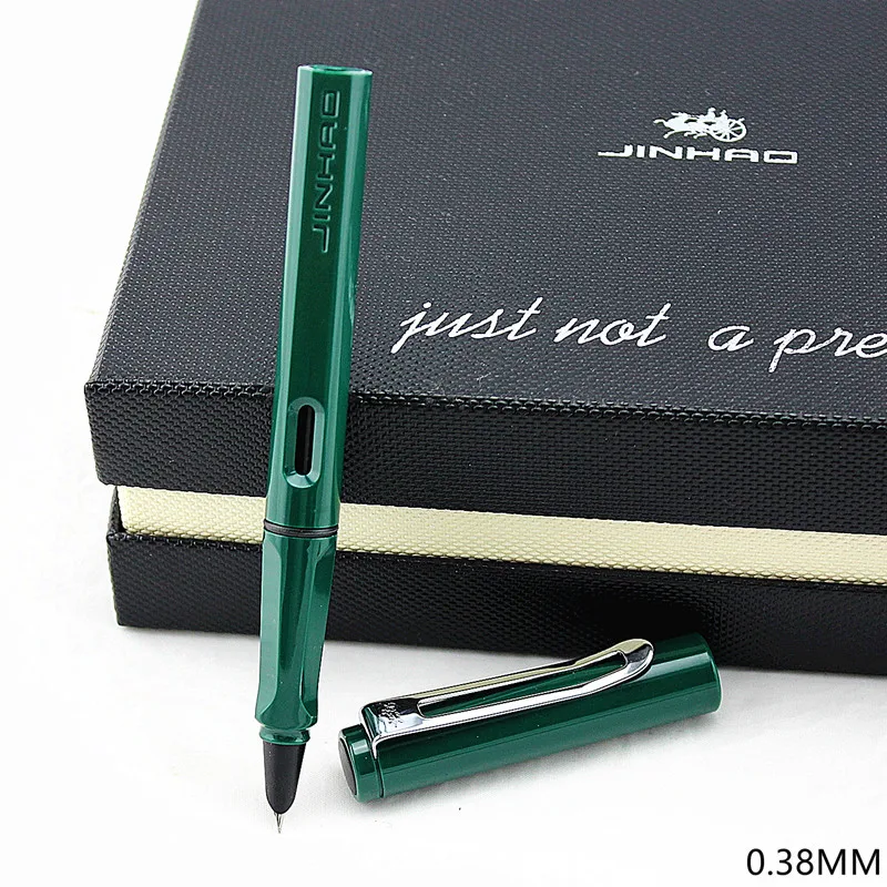 Jinhao 599A Высококачественная пластиковая перьевая ручка 0 38 мм дополнительный