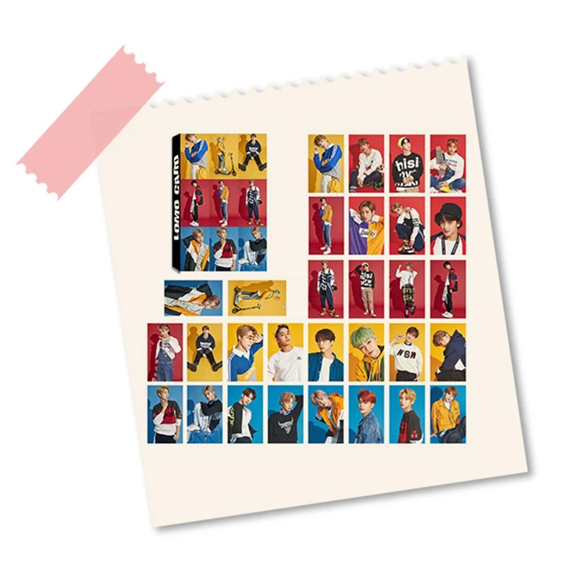 KPOP NCT 127 NCT U NCT альбом мечты Фотокарта плакат ломо карты самодельные бумажные фотокарты Поклонники Подарочная коллекция