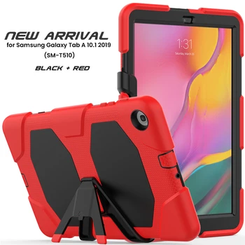 

Cases for Samsung Galaxy Tab a 10 1 2019 Cover Detachable Kickstand Silicone Shockproof Tablet Case for Samsung Galaxy T510/T515