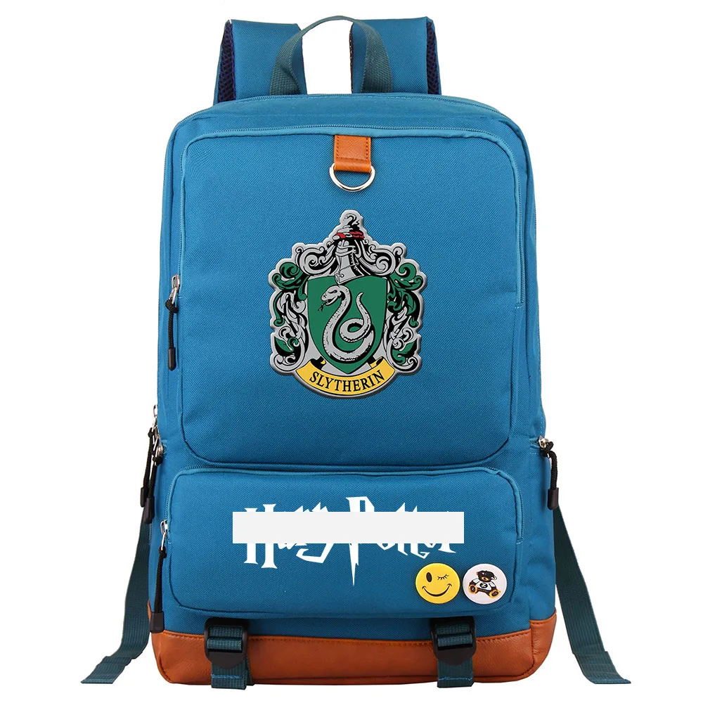 D0303 волшебный Ravenclaw Гриффиндор Лев мальчик девочка Книга школьная сумка женский рюкзак подростковые школьные сумки мужские Студенческие Лоскутные рюкзаки