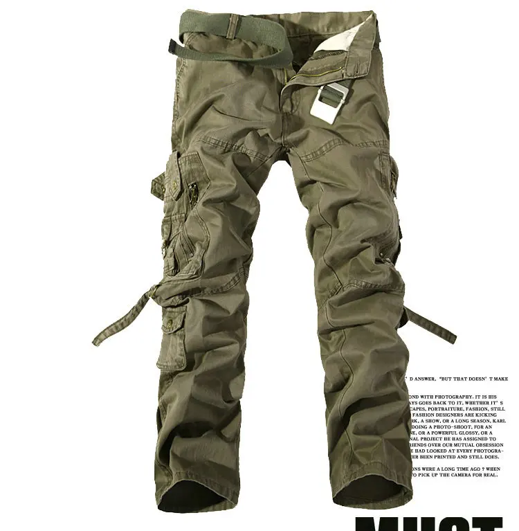 Soil Army Green Хорошие новые армейские военные камуфляжные комбинезоны, сумки, штаны, комбинезоны больших размеров, мужские камуфляжные военные рабочие брюки, комбинезоны - Цвет: Soil Army Green