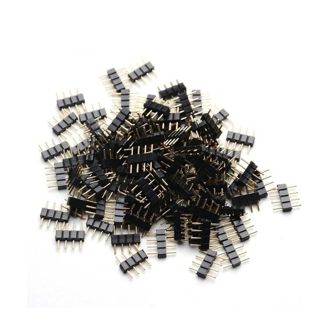 Хороший светодиодный аксессуары 4 Pin/5 pin RGB Разъем адаптер штырь иглы мужской тип