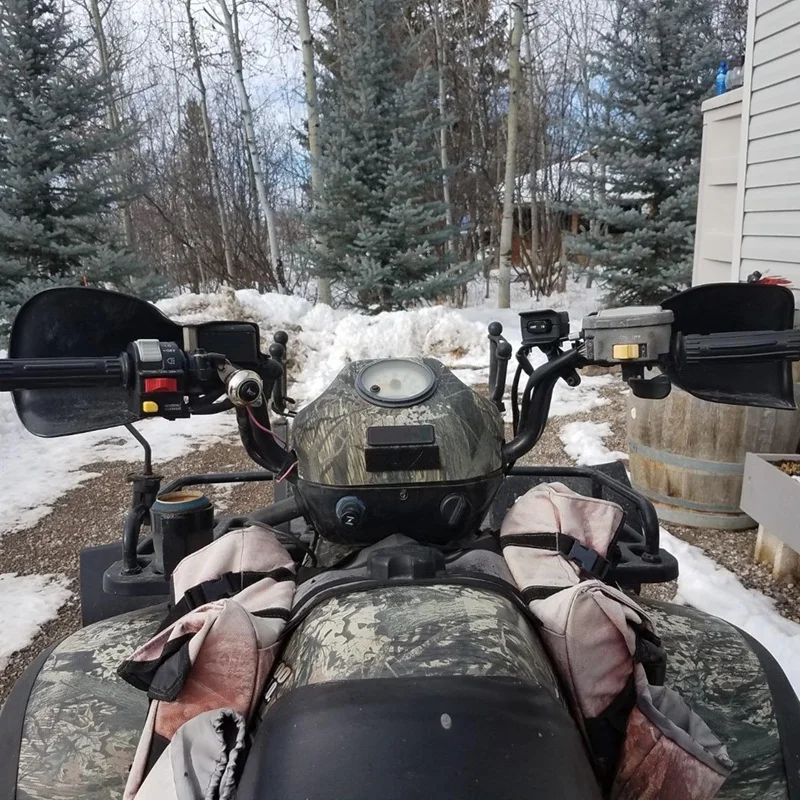 Interruttore A Levetta A Bilanciere Per Verricello 12V Con Staffa Di Montaggio Kit Linea Di Controllo Manubrio Per Accessori Per Verricello Elettrico 