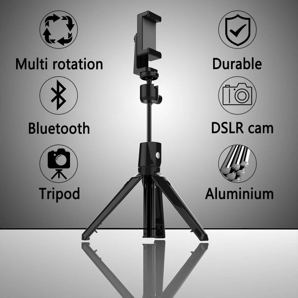 Селфи палка штатив Выдвижная селфи палка монопод с беспроводным пультом дистанционного управления совместим с iPhone X/8 plus/7/6 S/6/XS max/xr Селфи