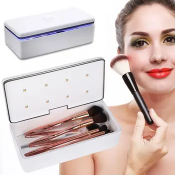 

Portable UV Sanitizer Box Disinfection Case for Smart Phone Mask Keys Watch Eyeglasses Makeup Nail Tools Toothbrush EU Plug
