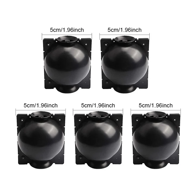 5CM 5pcs black