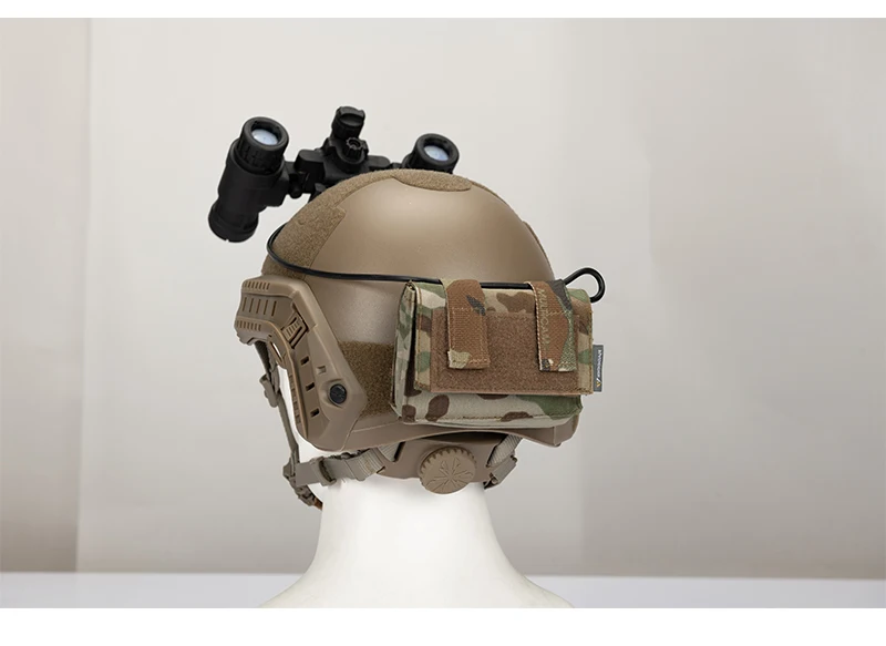 IDOGEAR Тактический Быстрый Шлем Утилита сумка съемный задний Чехол NVG противовес батареи мешок 3549