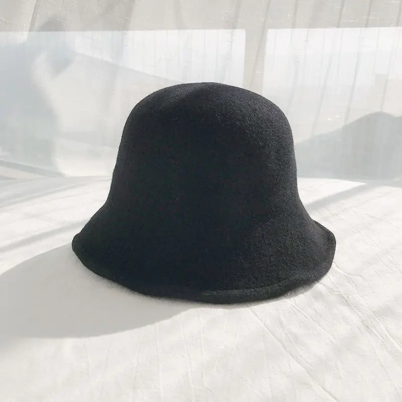 Женская шапка, осенняя и зимняя, Корейская, модная, дикая, верхняя шапка, берет, зимняя, женская, шерстяная шапка, шляпа рыбака - Цвет: see chart