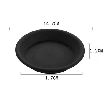 

Plastic Round Plant Flower Pot Base Saucer Plate Tray Water Planter Tray 10PACK