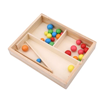 

Children's Focus Training Clip Bead Clip Ball Boy Girl Wooden Toy Kids Learning Educational Toy Children Products