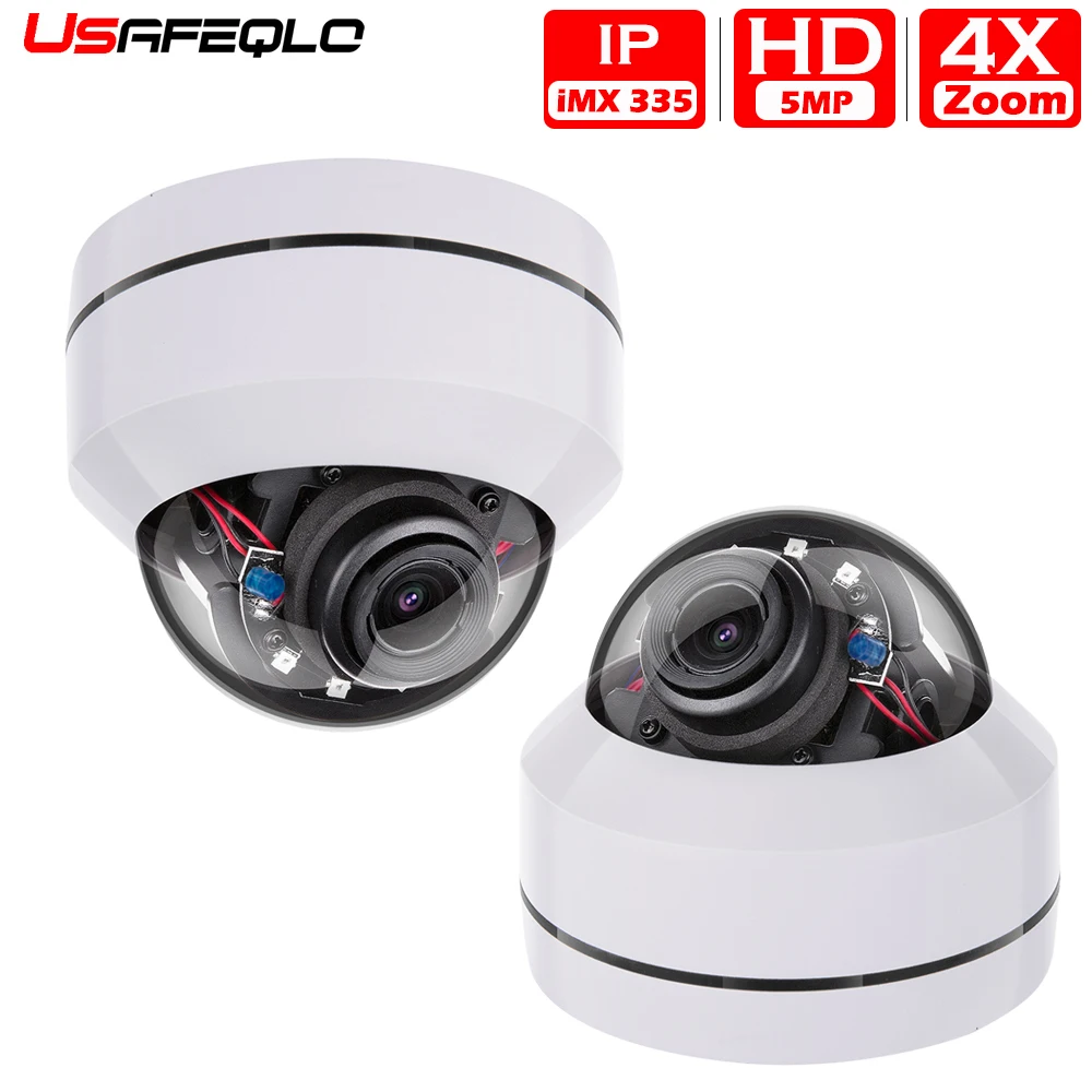 PTZ IP камера POE 5MP Super HD 2592x1944 панорамирование/наклон 4x зум скоростная купольная s H.264/H265 совместимая с Xmeye 48V