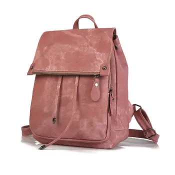 

New Women's Solid Color Nylon Backpack Multi-Pocket Travel Backpack Girl Bag Girl Scheduled Mochilas Ms. Large-Capacity Backpack