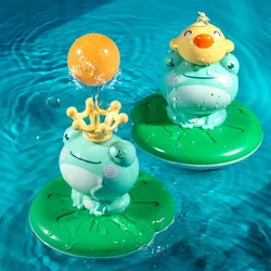 Jouets de bain pour bébé, nouveau jouet de bain interactif pour bébé, grenouilles mignonnes, chien, horloge, cadeaux pour enfants 