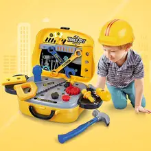 Антистрессовая игрушка для ролевых игр Kinderen Reparatie Tools Spel spelgoed Koffer Simulatie Kids plastic spelgoed Set