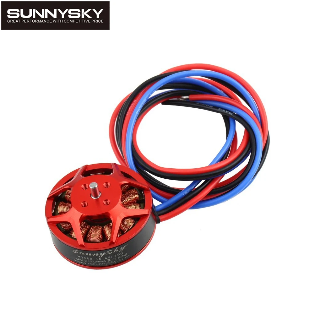 

Hot 1pcs Original Sunnysky V3508 380KV 580KV 700KV 4S 6S Brushless Motor for Multicopter Quadcopter RC Airplane