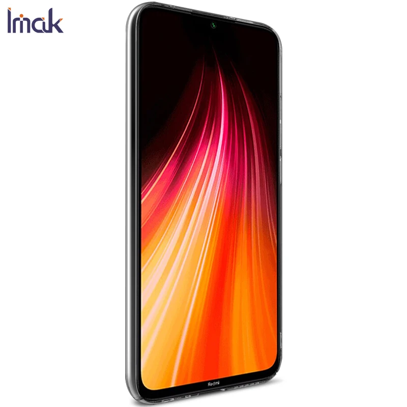 Чехол для Xiaomi Redmi Note 8, прозрачный износостойкий ПК, Жесткий Чехол для Xiaomi Redmi Note 8, Кристальный чехол 6,3''