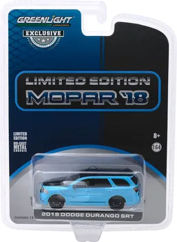 

GreenLight CARS 1/64 2018 Dodge Durango SRT Collector Edition Metal Diecast Model Cars Kids Toys Gift