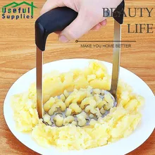 

Mashed Potato Press 304 Stainless Steel Dishes for Serving Press Potato Crusher Baby Food Supplement Tool Kitchen Accessories