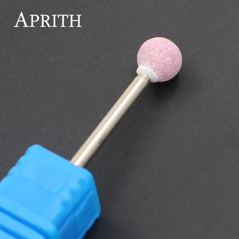APRITH 1 шт., керамический камень, сверло для ногтей, корунд, заусенцы для кутикулы, чистящие фрезы для маникюра, аксессуары для ногтей, инструменты для ногтей
