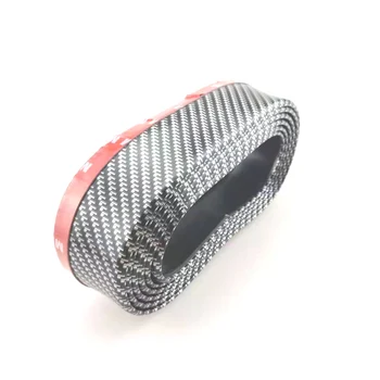 

2.5m car bumper lip protector carbon fiber rubber strip for Mitsubishi ASX Outlander Lancer Evolution Pajero Eclipse Grandis