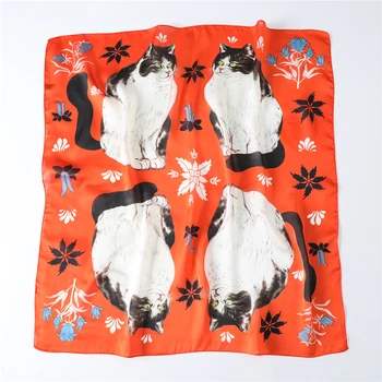 

Merk Designer Zijden Sjaal Voor Vrouwen 2020 Nieuwe Animal Print Sjaals Hoge Kwaliteit Bandana Foulard Vierkante Lente Zomer