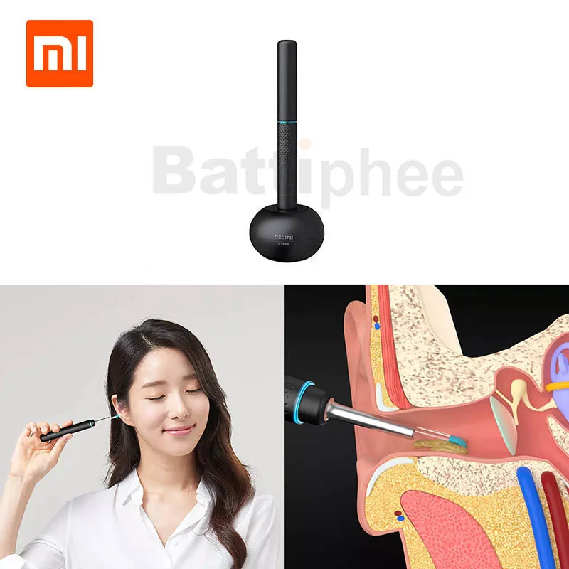  Xiaomi Youpin bebird Battiphee M9 Pro Smart Visual Ear Stick 300w High Precision Endoscope 350mAh w