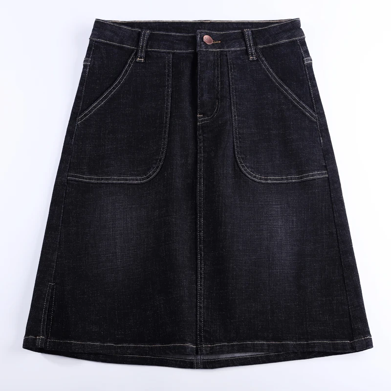 Джинсовая юбка женская мини Новая летняя новая облегающая женская юбка базовый карман джинсовая юбка с высокой талией синяя черная повседневная юбка