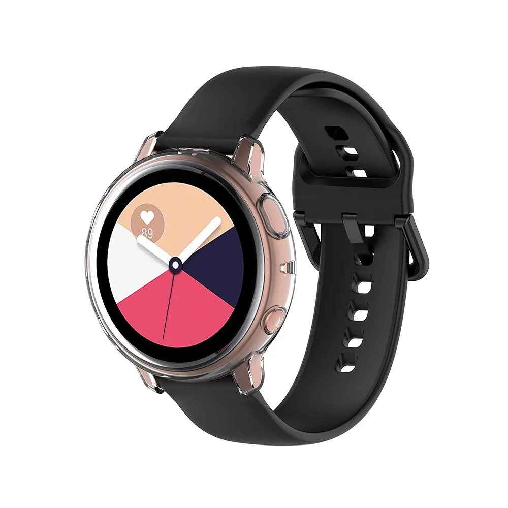 Мягкий прозрачный защитный чехол из ТПУ для samsung Galaxy Active 2, 40 мм, 44 мм, чехол, прозрачный чехол, бампер, чехол