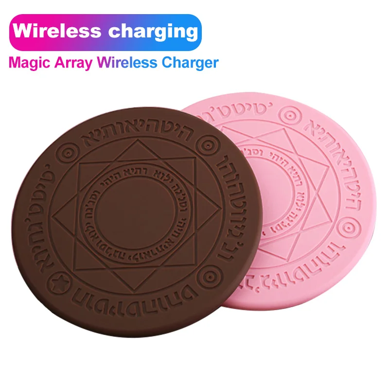 Портативное быстрое зарядное устройство, беспроводное зарядное устройство для iPhone X, samsung, Xiaomi, волшебное Беспроводное зарядное устройство, быстрое зарядное устройство