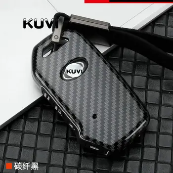 

Carbon fiber Alloy+Silicone Car Key Fob Shell Cover Case For Kia Sportage Ceed Sorento Cerato Forte 2017 2018 2019