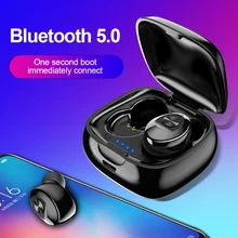 Новые XG12 TWS Bluetooth беспроводные 5,0 одиночные наушники 5D стерео HIFI Звук спортивные наушники гарнитура с микрофоном