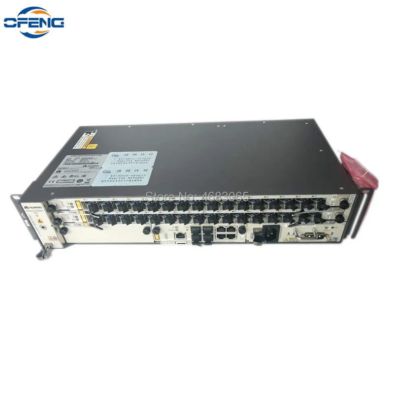 OLT Huawei MA5608T Оптический линейный терминал 10G DC 2 * MCUD1 + 1 MPWC оригинальный с полными