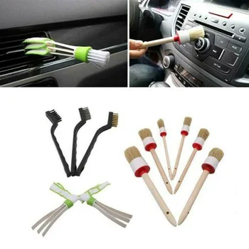

Inner Cleaning Brush Boar Hairs Detailing Replacement Set Accessories Car