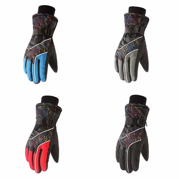 

Skiing Gloves Full Finger Thick Water Resistant Anti-slip Thermal Fluffy Handwear Outdoor Winter Cycling Sportswear Accessories