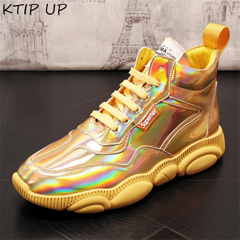 

Casual Men Shoes Leather Fashion High Tops Male Boots Luxury Brand Mens Casual Sneakers Lace Up Flats High Quality Mens Shoes