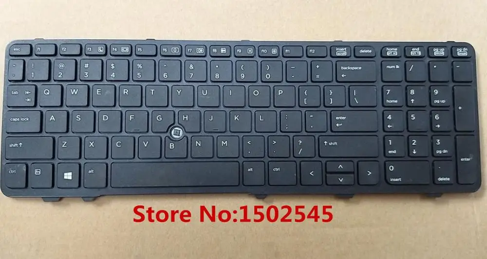 

Free shipping genuine original laptop keyboard for HP ProBook 650 G1 655 G1 US keyboard with border