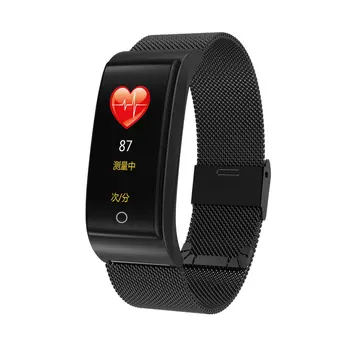 

F4 Metal Smart Band Wristband Blood Pressure Heart Rate Monitor Men Women Fitness Watch Pedometer Smart Bracelet
