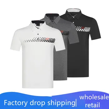 

2020 golf clothes men's short-sleeved outdoor sports T-shirt summer new breathable quick-drying golf sportswear male shirts tops