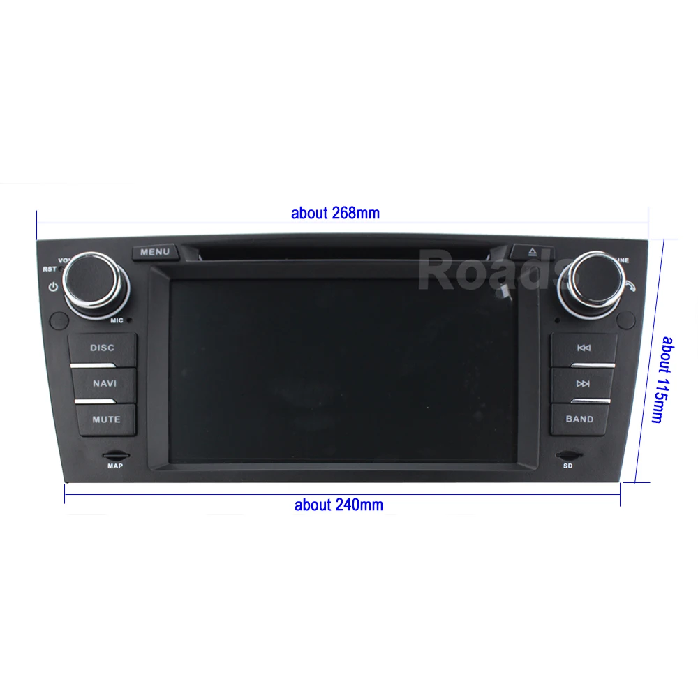 Cheap PX6 64GB Rom Android 9.0 car DVD multimedia player for BMW E90 E91 E92 E93 318 320 325 with gps navigator dvd player 5