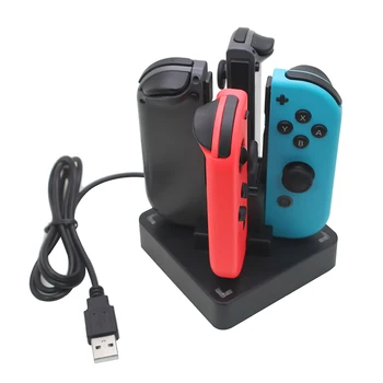 

Mini Charging Stand Charger Docking Station for Nintendo Switch Joy Con 4 in 1 Charging Stand Parts Components