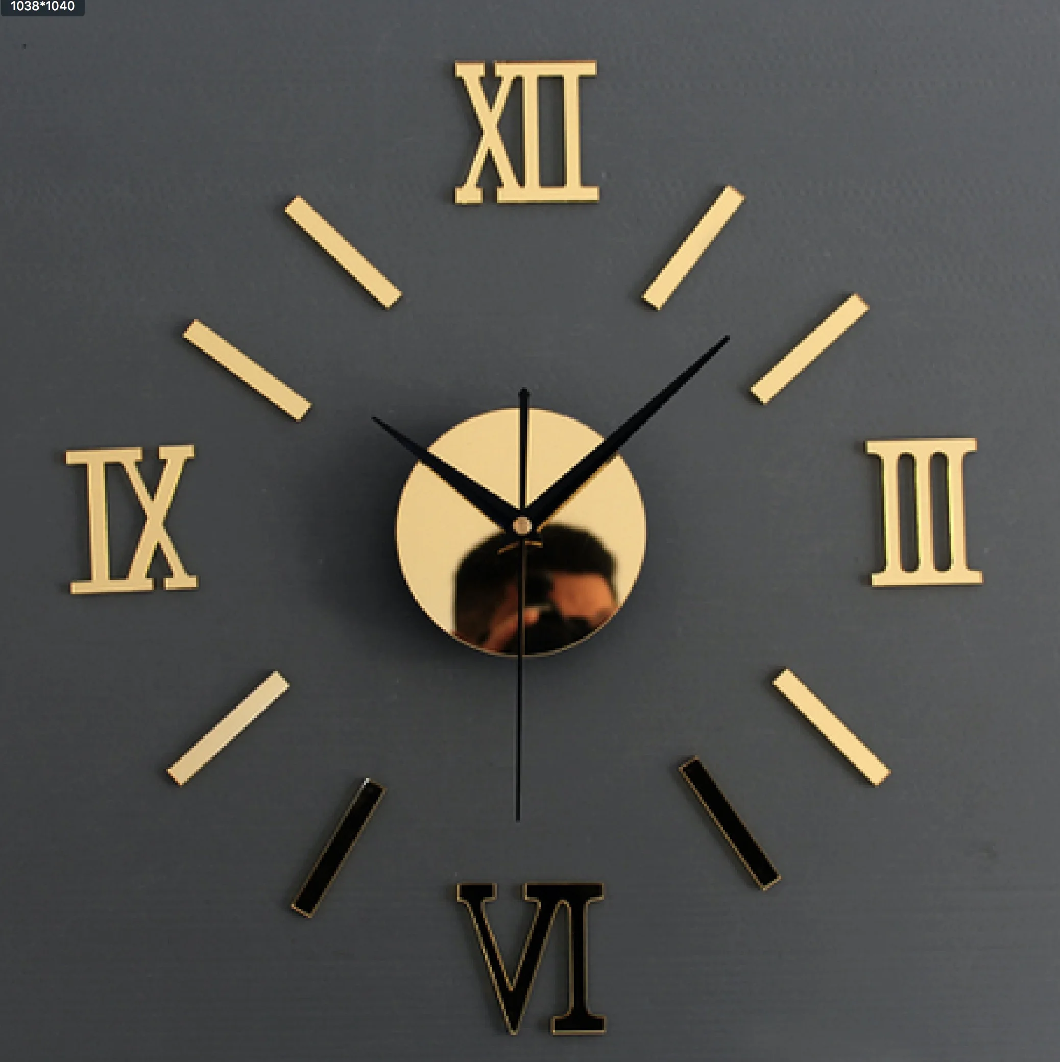 1 шт. новые настенные часы Horloge 3D Diy акриловые зеркальные наклейки домашнее