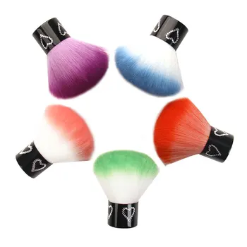 

CYSHMILY 5 Colors Brushes For Manicure Soft Nail Art Dust Cleaning Brush Gradient For Nail Brush Make Up Tools Pinceau New 2019
