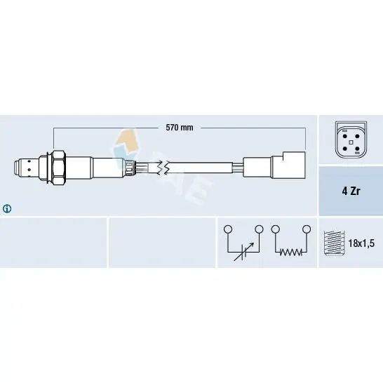 Lambda probe Ford Escort 1.6/1.8 16V 95 FAE 77212 | Автомобили и мотоциклы