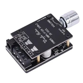 

ZK-502L Bluetooth 5.0 Wireless Audio Digital Power Amplifier Stereo Board 50Wx2 Bluetooth Amp Amplificador Power Amp